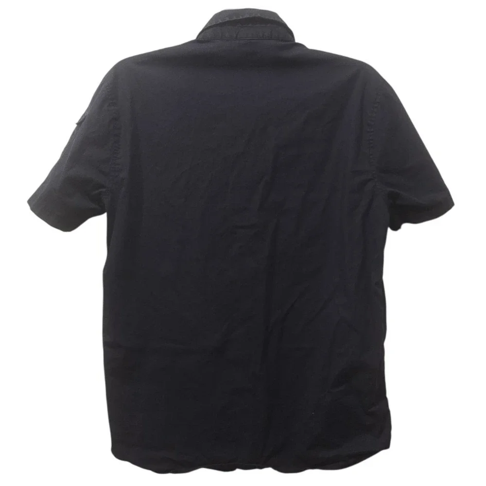 Grunt Style Mens Large Navy Blue Short Sleeve Button Down Tactical Shirt GS 1776